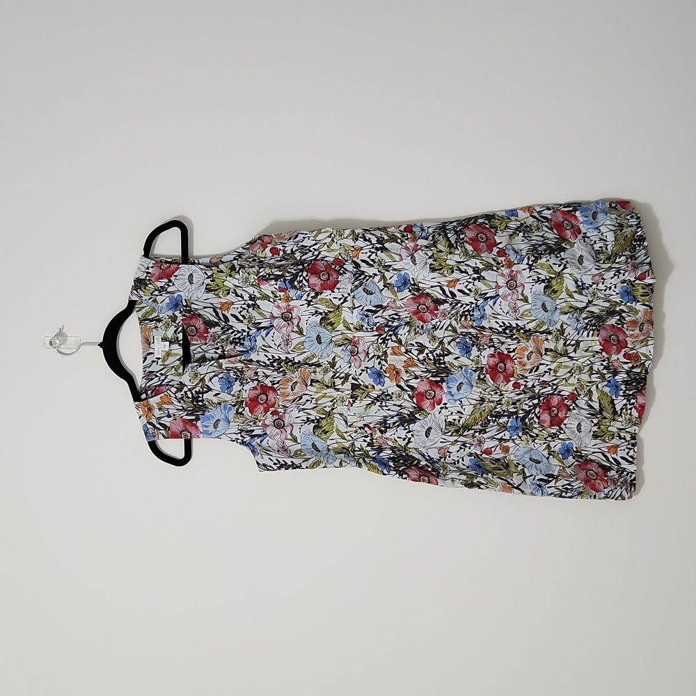 J.JIll Floral Dress 100% Linen